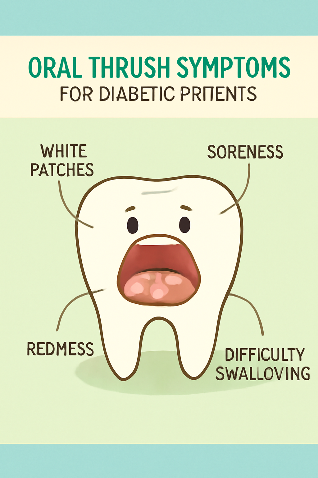 Oral Thrush Symptoms in Diabetes