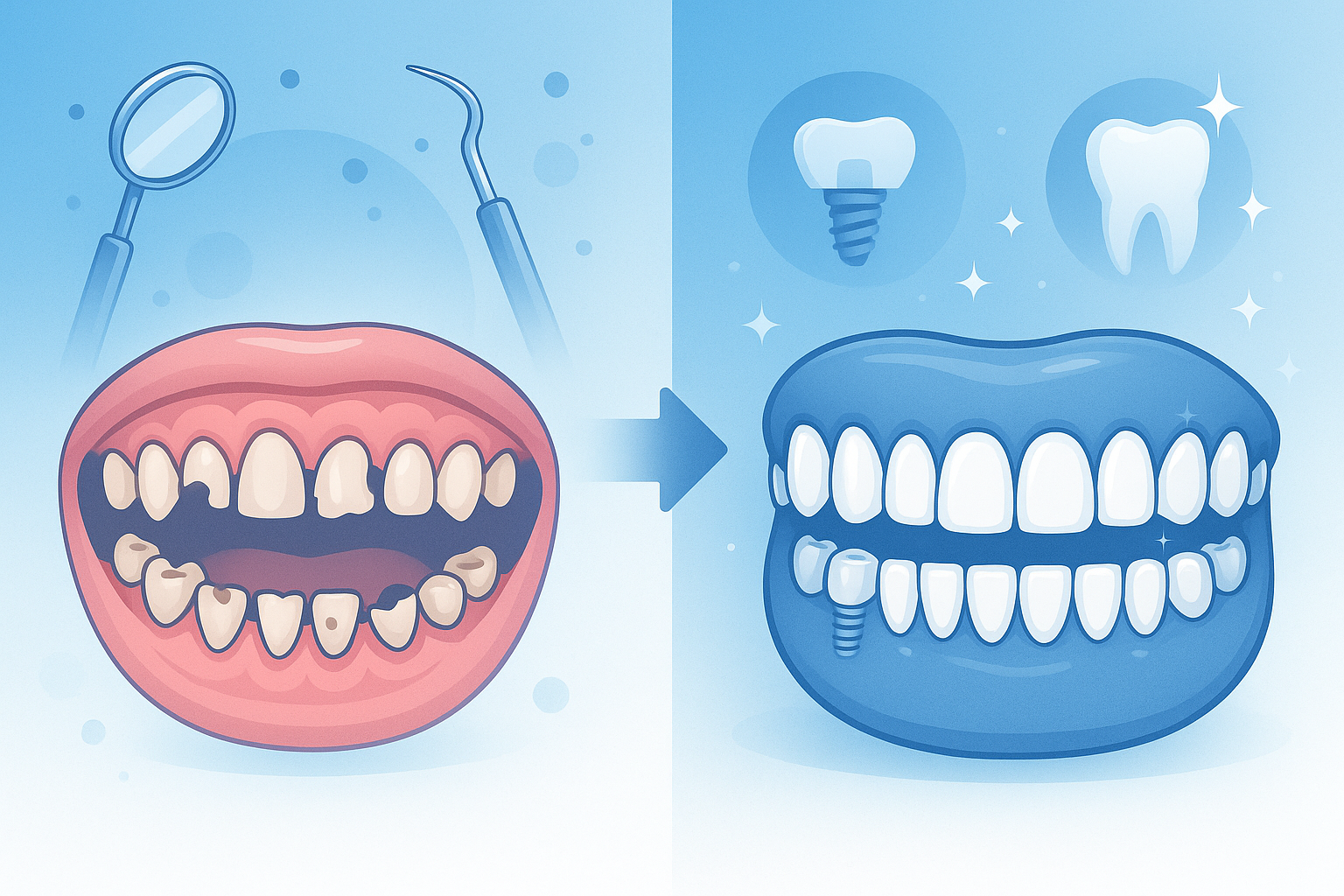 Full mouth rehabilitation