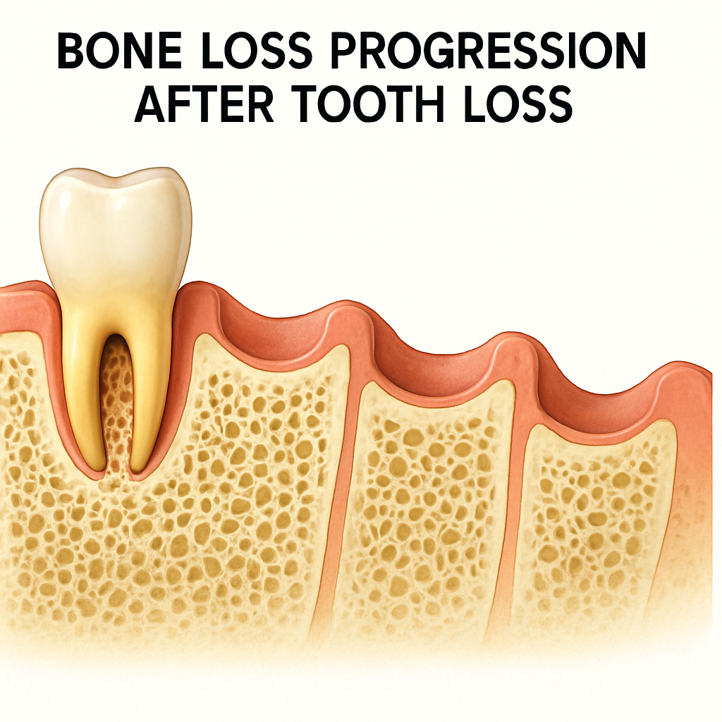 Bone Loss Progression After Tooth Loss