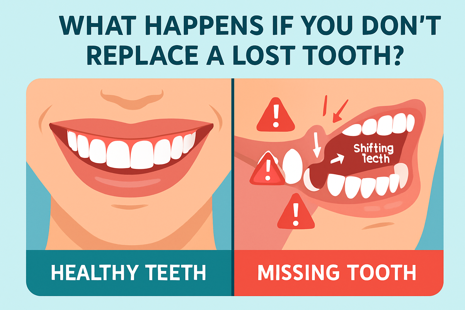 What Happens If You Don't Replace a Lost Tooth